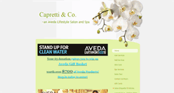 Desktop Screenshot of caprettiandco.com